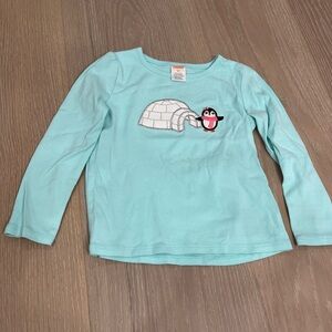 Gymboree. Girls size 4T. Minor stain below the igloo.